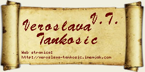 Veroslava Tankosić vizit kartica